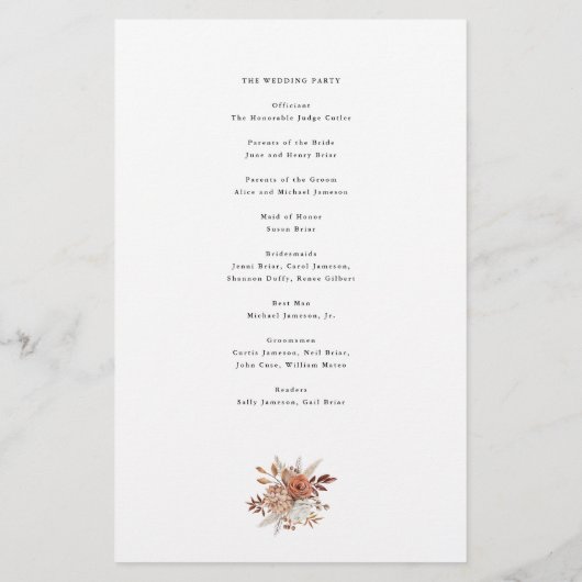 Frühjahrsprogramm für rustikale Blumenzwiebeln Flyer (Hinten)