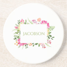 Frühjahrsrahmen: Untersetzer mit individuellem San