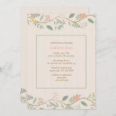 Frühjahrsreife Einladung (Vorne/Hinten)