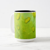 Frühjahrsrennen Abstrakt Zweifarbige Tasse (Vorderseite Links)