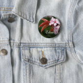 Frühjahrsrosa Pflaumenblüten Button (Beispiel)