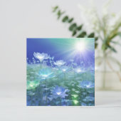 Frühjahrsruhe Feiertagskarte (Stehend Vorderseite)