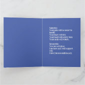 Frühjahrsruhe Karte (Innenseite)