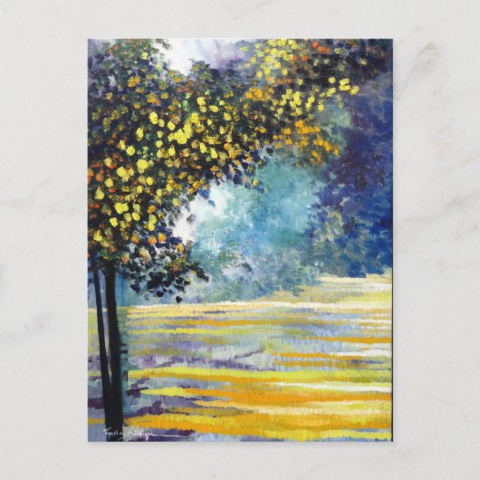 Frühjahrssaison 1 postkarte (Vorderseite)