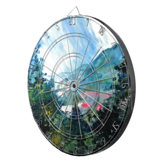 Frühjahrssaison 4 dartscheibe (Vorderseite rechts)