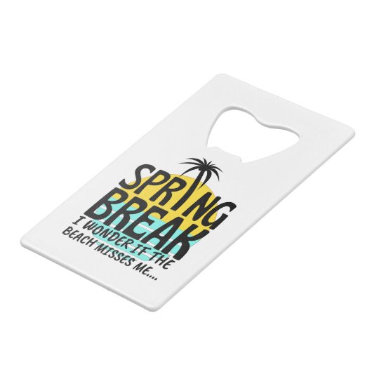 Frühjahrssaison Geldbeutel Flaschenöffner (Vorderseite Schrägansicht)