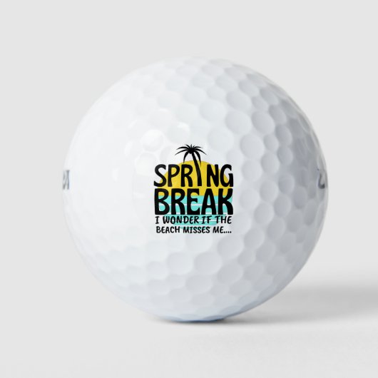 Frühjahrssaison Golfball (Vorderseite)
