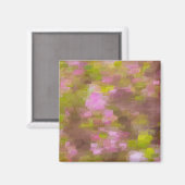 Frühjahrssaison Pinks Abstrakt Magnet (Vorderseite/Rückseite)