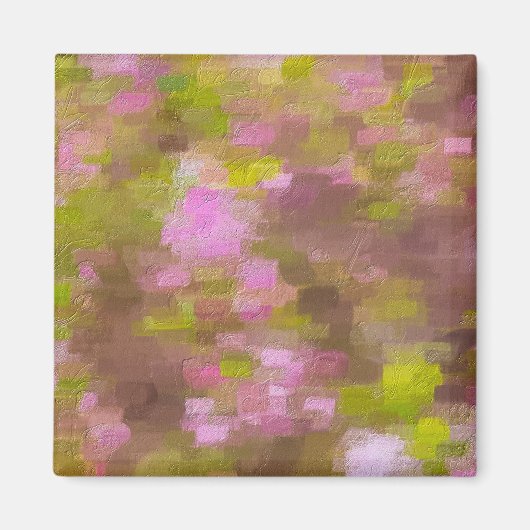 Frühjahrssaison Pinks Abstrakt Magnet (Vorne)