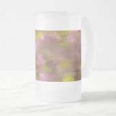Frühjahrssaison Pinks Abstrakt Mattglas Bierglas (VorderseiteRechts)