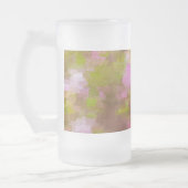 Frühjahrssaison Pinks Abstrakt Mattglas Bierglas (Links)