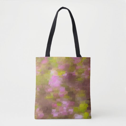 Frühjahrssaison Pinks Abstrakt Tasche (Vorderseite)