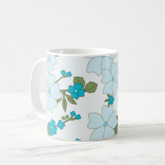 Frühjahrssammlung der Blume Kaffeetasse (Vorderseite Links)