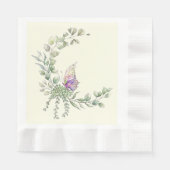 Frühjahrsschmetterbuch Serviette (Vorderseite)