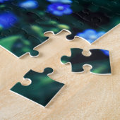 Frühjahrsschmetterling auf blauer Blume Puzzle (Seite)