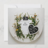 Frühjahrsschwangerschaftsankündigung der Wildblume Einladung (Vorderseite)