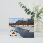 Frühjahrsschwärme in Banff Postkarte (Stehend Vorderseite)