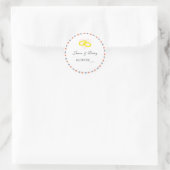 Frühjahrssehen (Sticker) Runder Aufkleber (Tasche)