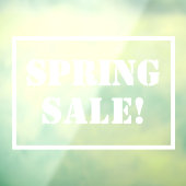 Frühjahrssignierung Fensteraufkleber (Blatt 3)