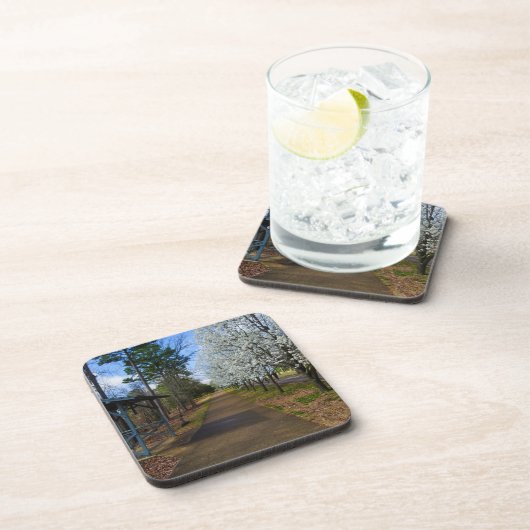 Frühjahrsspaziergang Getränkeuntersetzer (Rechte Seite)