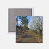 Frühjahrsspaziergang Magnet (Vorderseite/Rückseite)