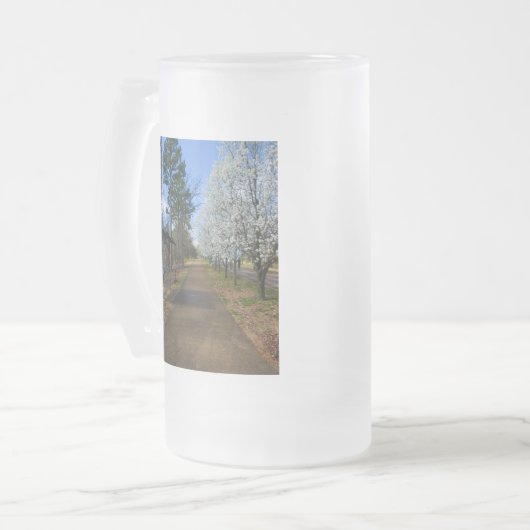 Frühjahrsspaziergang Mattglas Bierglas (Vorderseite Links)