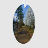 Frühjahrsspaziergang Ornament (Vorderseite)