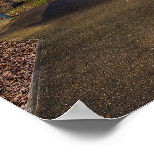 Frühjahrsspaziergang Poster (Ecke)