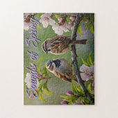 Frühjahrsspinzen Puzzle (Vertikal)