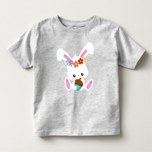 Frühjahrstiere, Niedlicher Hase, kleiner Hase, Blu Kleinkind T-shirt (Vorderseite)