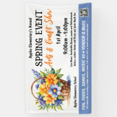 Frühjahrsveranstaltung mit PTO PTA Church Banner (Vertikal)