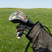 Frühjahrsvögel & Blüten Golf Headcover (In SItu)