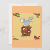 Frühjahrsvögel Einladung (Vorderseite)