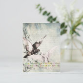 Frühjahrsvögel Postkarte (Stehend Vorderseite)