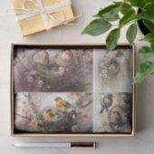 Frühjahrsvögel Seidenpapier (Geschenk)