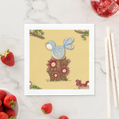 Frühjahrsvögel Serviette