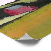 Frühjahrsweide-Kunstprint Poster (Ecke)