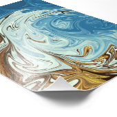 Frühjahrswellen | Bestes farbiges Bild Fotodruck (Ecke)