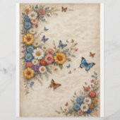 Frühjahrswiese #3 - Decoupage - (Vorderseite)