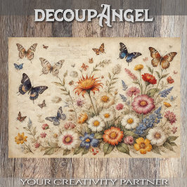 Frühjahrswiese #4 - Decoupage -