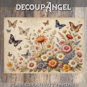 Frühjahrswiese #4 - Decoupage -