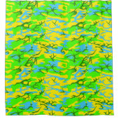 Frühjahrswiese-Camouflage Duschvorhang (Vorderseite)