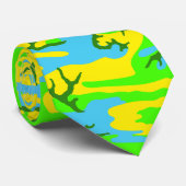 Frühjahrswiese-Camouflage Krawatte (Gerollt)