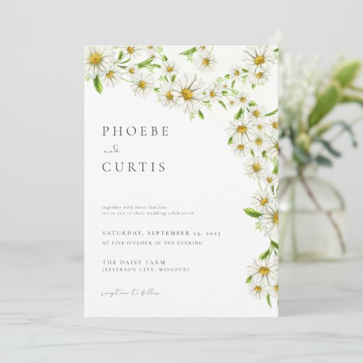 Frühjahrswoche Einladung Flora Sommer (Stehend Vorderseite)