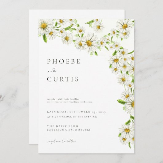 Frühjahrswoche Einladung Flora Sommer (Vorne/Hinten)