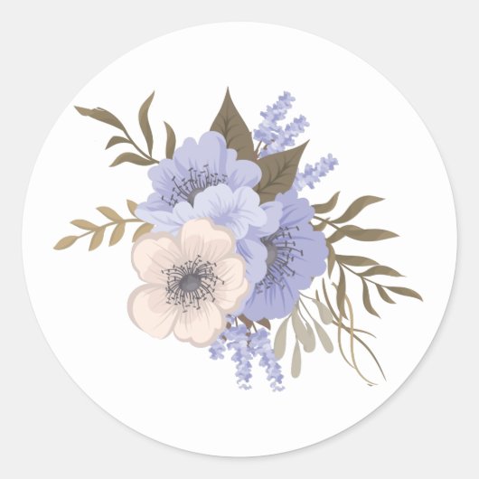 Frühjahrszeit Blume Aufkleber (Vorderseite)