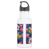 Frühjahrszeit Edelstahlflasche (Rückseite)