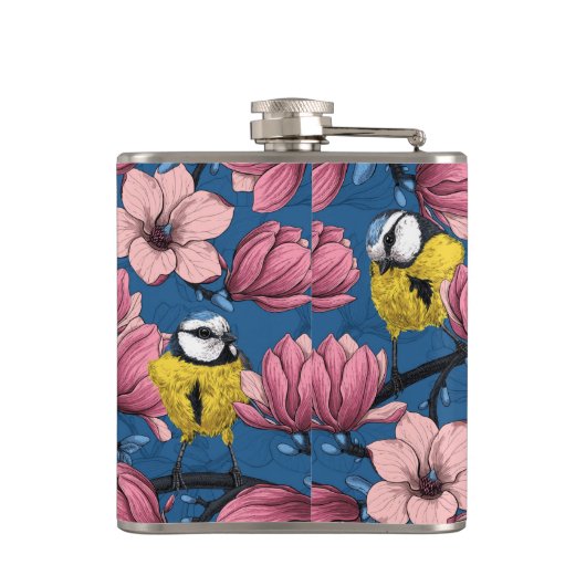 Frühjahrszeit Flachmann (Rückseite)