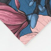 Frühjahrszeit Fleecedecke (Ecke)