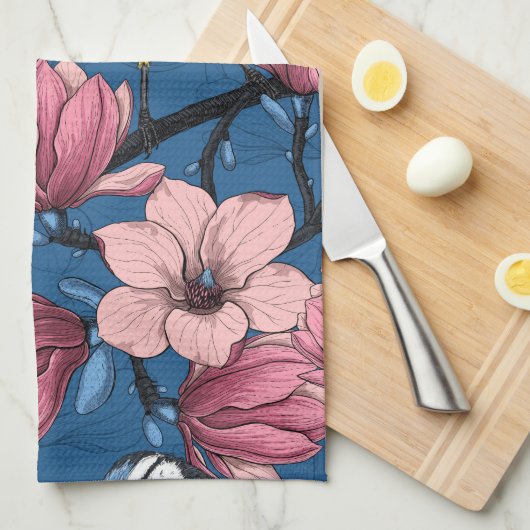 Frühjahrszeit Geschirrtuch (Viertel Falte)